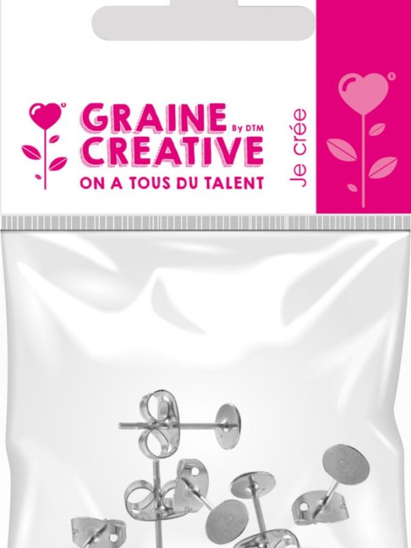 Bag of 6 silver earring hooks