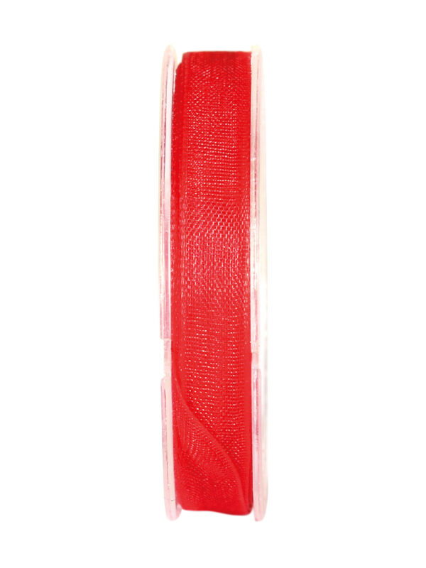 Organza ribbon 6mm x 5m – Red