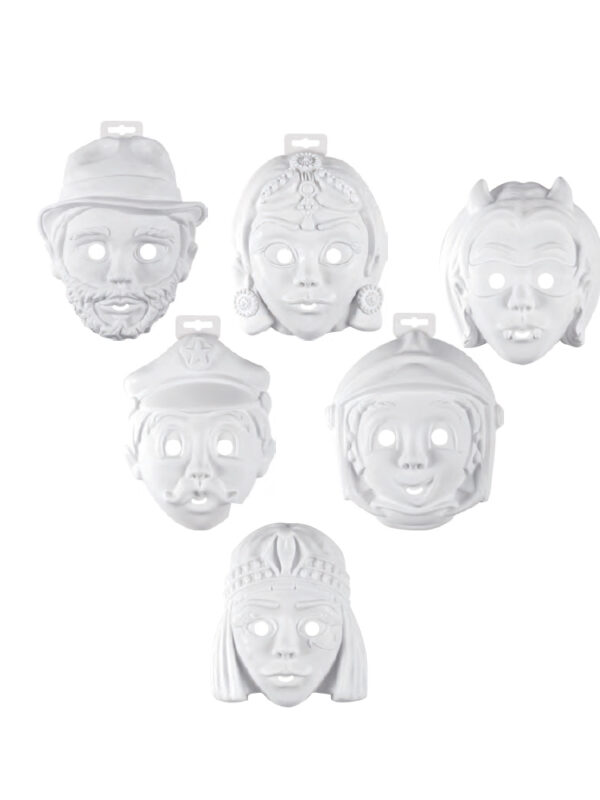 Maske 230 mm x 200 mm x 75 mm – Verschiedene Figuren (1 Stück)