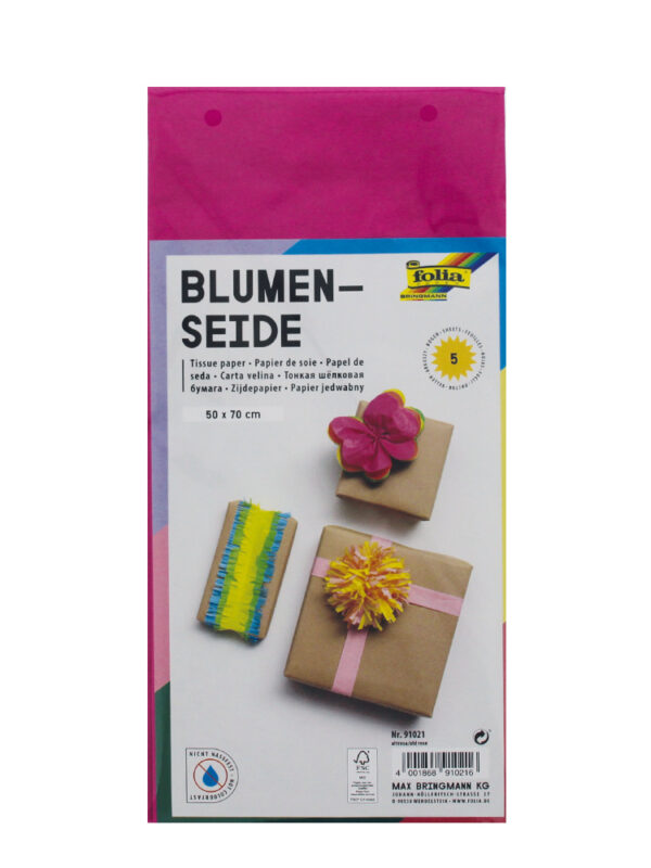 Tissue paper 50 cm x 70 cm P/5 old pink