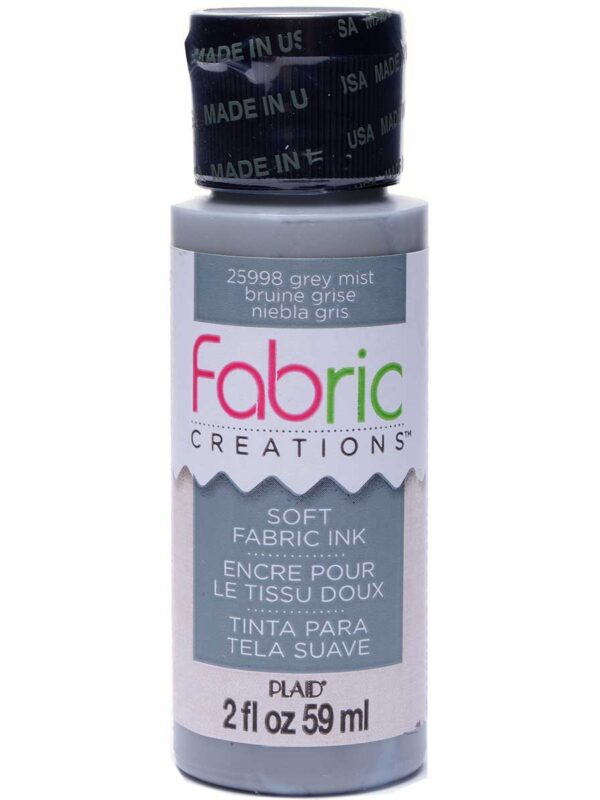 Fabric Creations Weiche Stofffarbe 59 ml Grauer Nebel