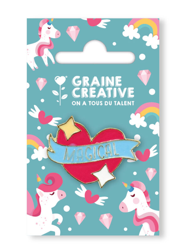 Heart pin