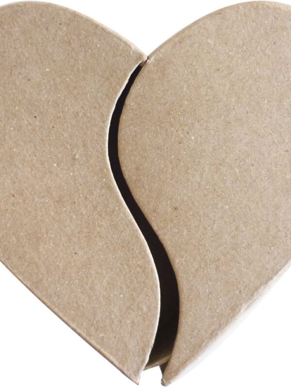 Hartvormige doos, 2 delen, 170 x 150 x 50 mm