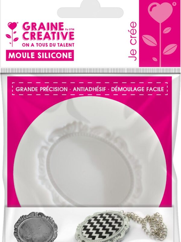 Mini silicone mould Ø70mm – Simple cameo