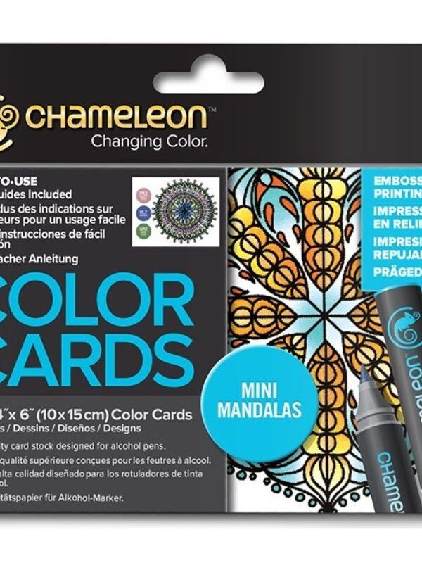 Chameleon color card - mini mandalas