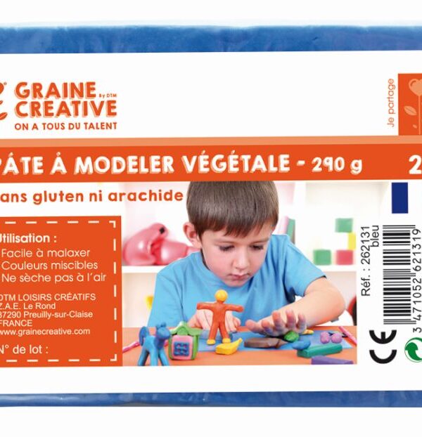 Vegetable modelling clay 290g – Blue