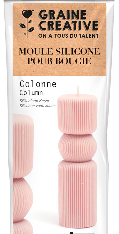 Silicone candle mold – Antique column