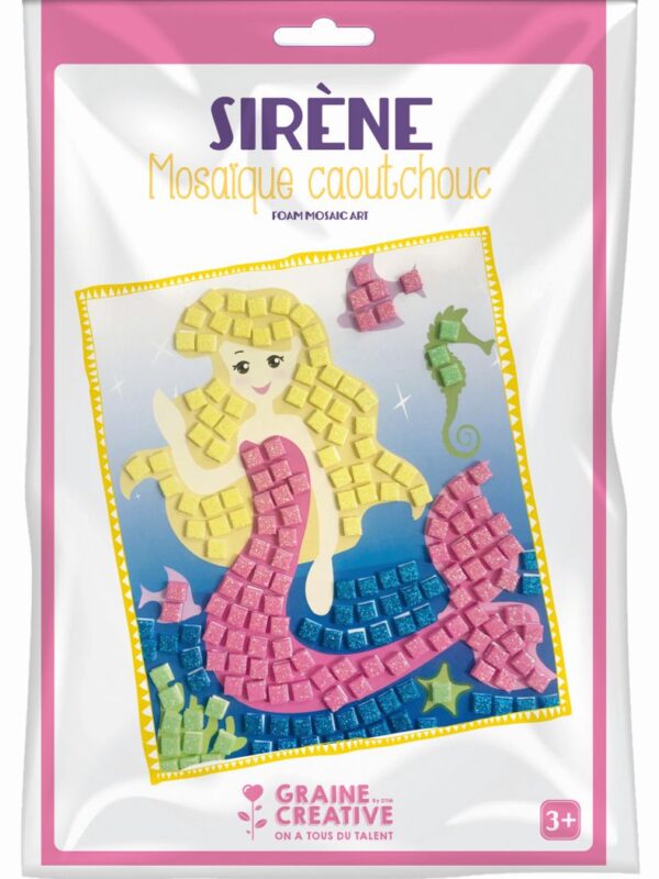 Foam mosaic kit – Mermaid
