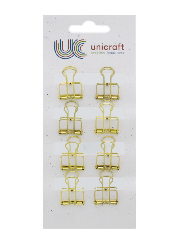 Clip décoratif – Or (8 pièces)