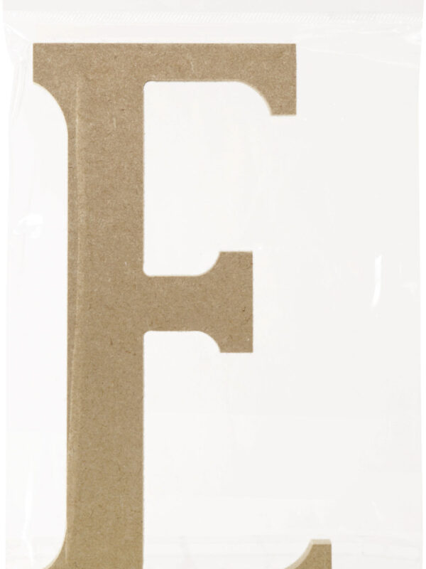 MDF letter 220 mm x 12 mm - E