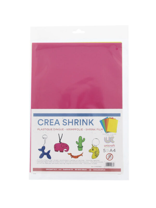 Crea Shrink A4 – Assorted 5 colours