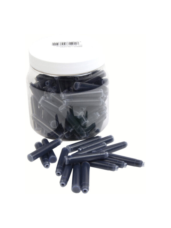 Cartridges 100 pcs in ink pot blue