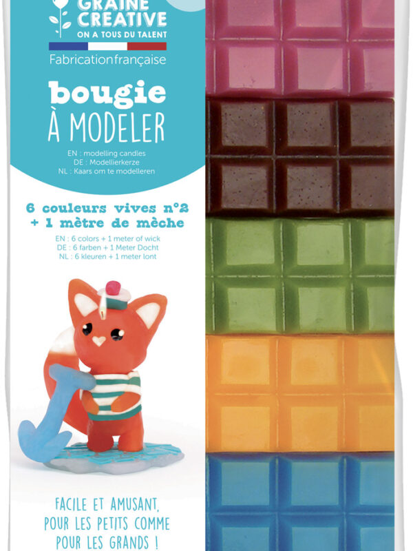 Modeling candle wax 240 g – Bright colors 2