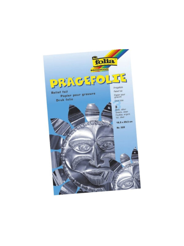 Foil transfer 19 cm x 29 cm – Silver (3 sheets)