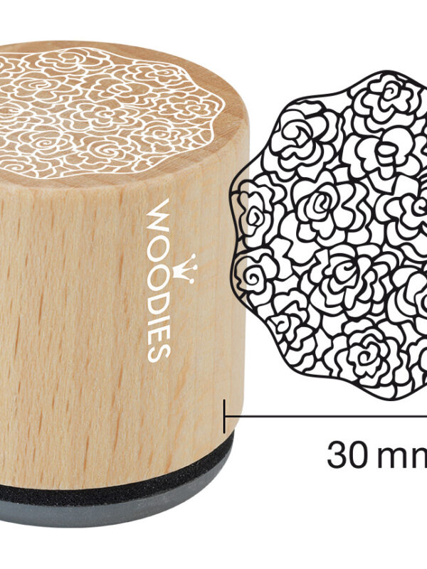 Houten stempel Woodies 30mm - Ornament