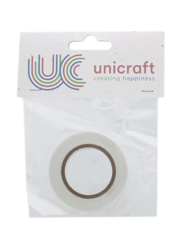 Unicraft foam double-sided adhesive tape 2m x 12mm x 0.5mm – White