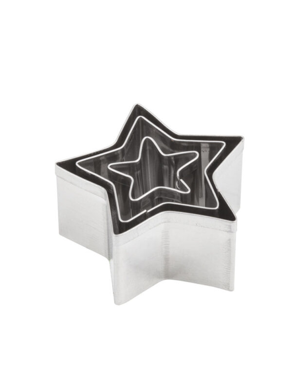 Cookie cutter set “Star” approx. 2 cm – 4 cm