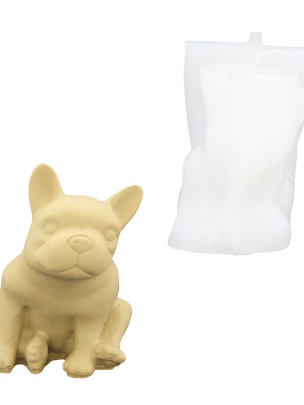 Moule en silicone bouledogue
