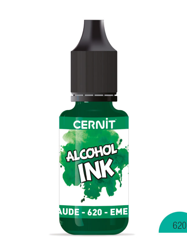 Cernit Alcohol Ink 20ml – Emerald Green