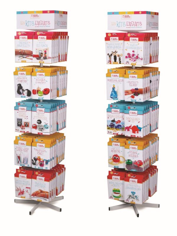Double-sided standard full display 80 children’s kits