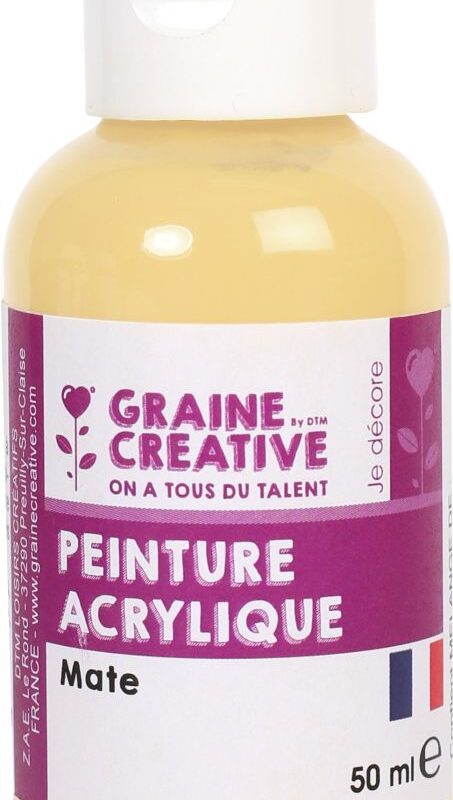 Acrylfarbe 50 ml cremefarben