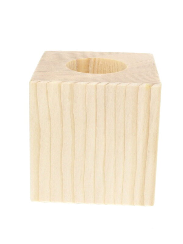 Candle holder Cube 8 cm (without candle)