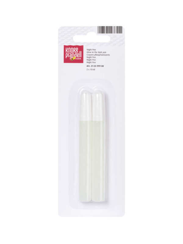 Im Dunkeln leuchtender Stift 10 ml – Transparent (2 Stück)