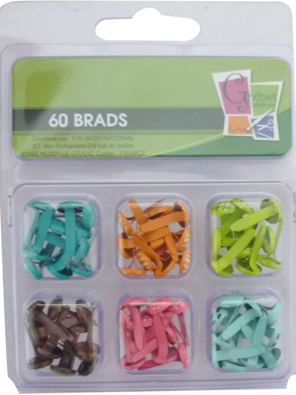 Set of 60 brads Bollywood height 11