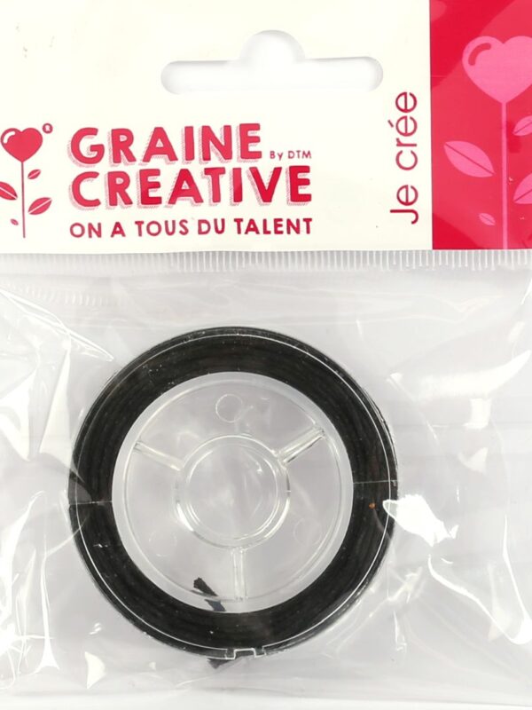 Cotton thread black – 5m (Ø 1.5mm)