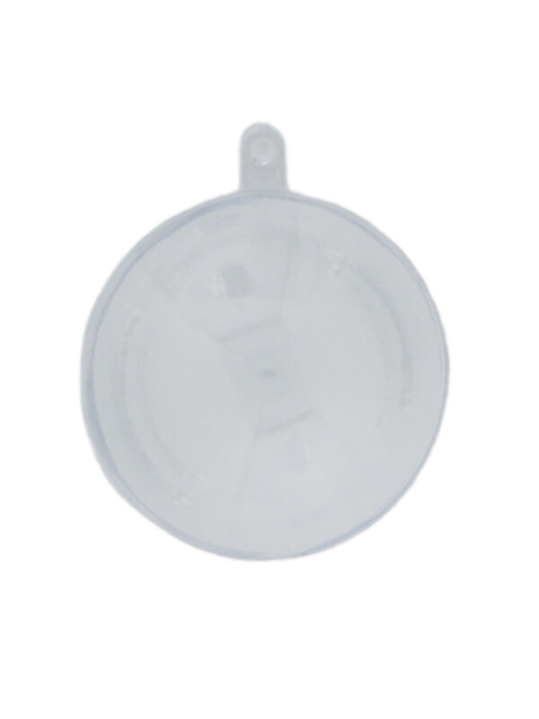 Plastic ball transparent 5cm (10 pcs)