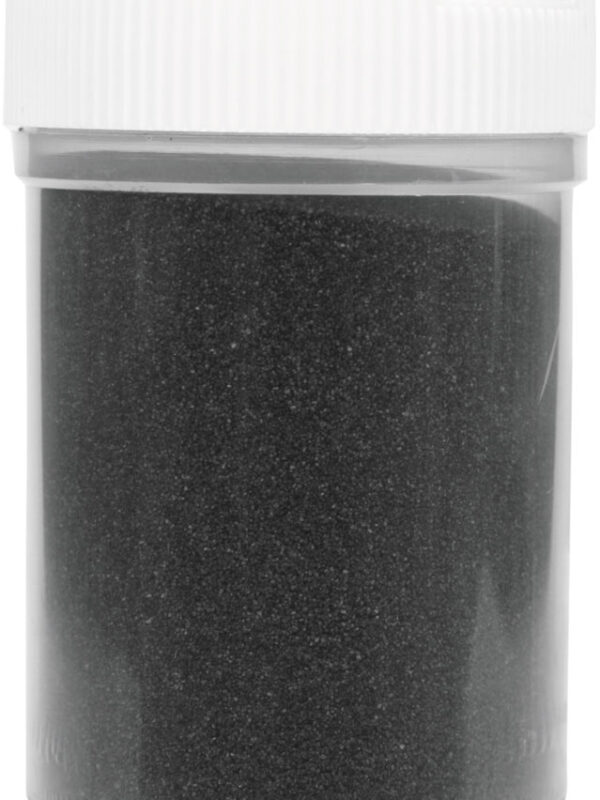 Jar colored sand 230 g – Black no. 12