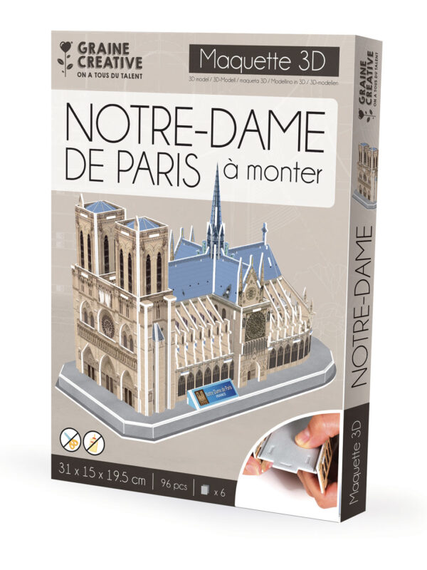 3D puzzle model – Notre Dame
