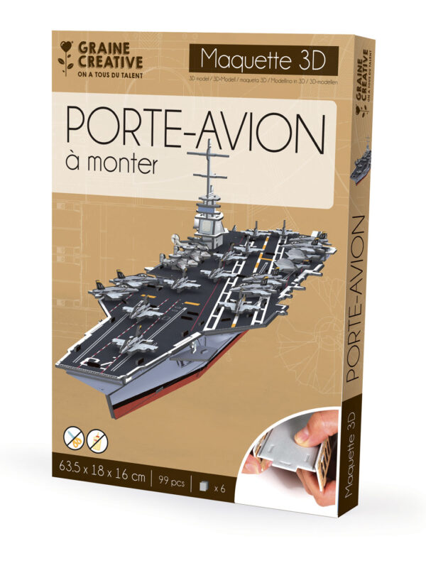 3D puzzle model – Aircraft carrier