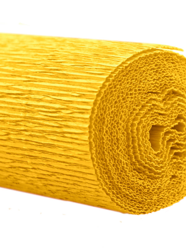 Florist crepe 50 cm x 250 cm – Yellow