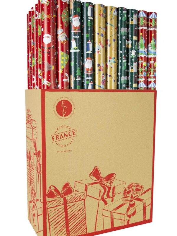Wrapping paper 70cm x 2m – Christmas kids (50 pcs)