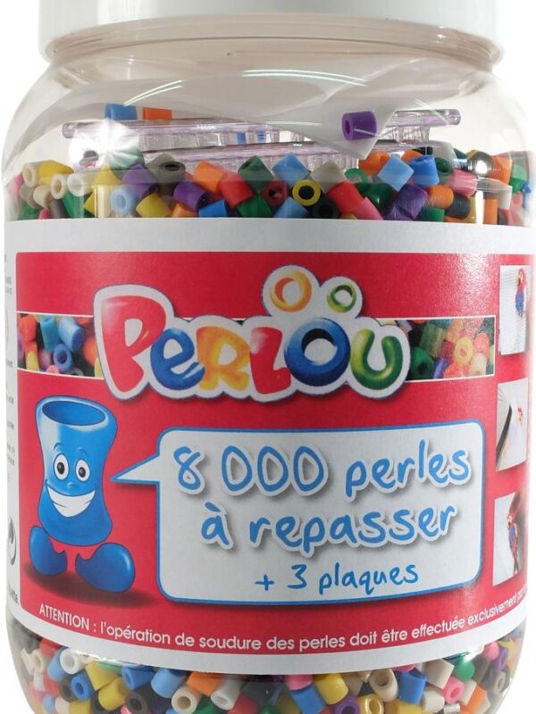 Barrel 8000 beads + 3 peg boards + sheets
