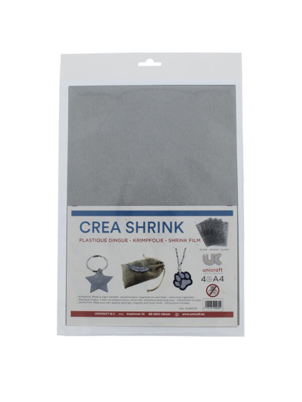 Crea Shrink A4 silver (4 sheets)