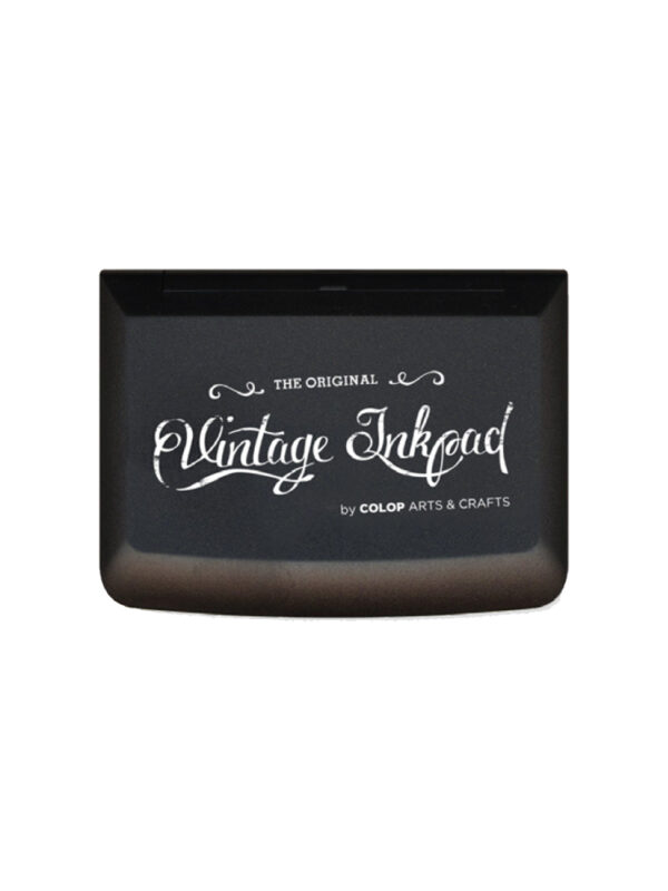 Stempelkissen Vintage 90 mm x 50 mm – Schwarz