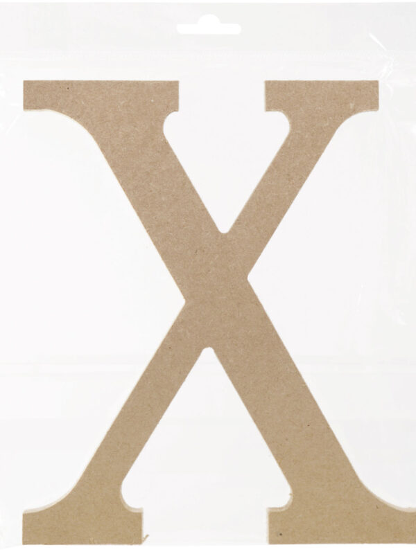 Lettre MDF 220 mm x 12 mm - X