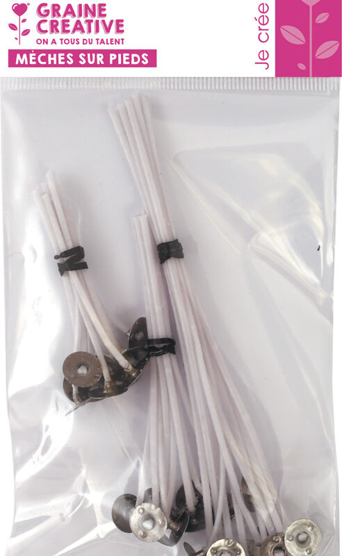 Candle wicks assorted 6 cm – 10 cm – 15 cm (30 pcs)