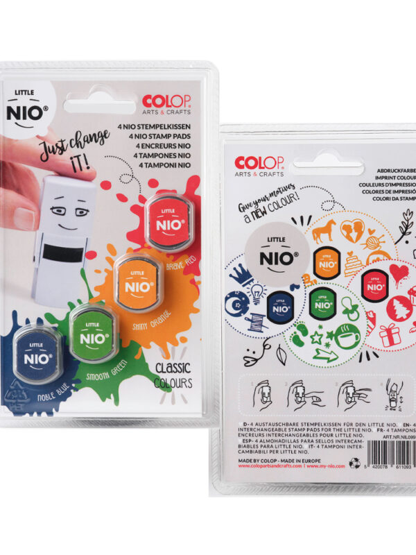 Ink pad Little NIO set - Classic (4 pcs)