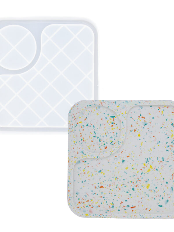 Plateau de petit-déjeuner en silicone moulé