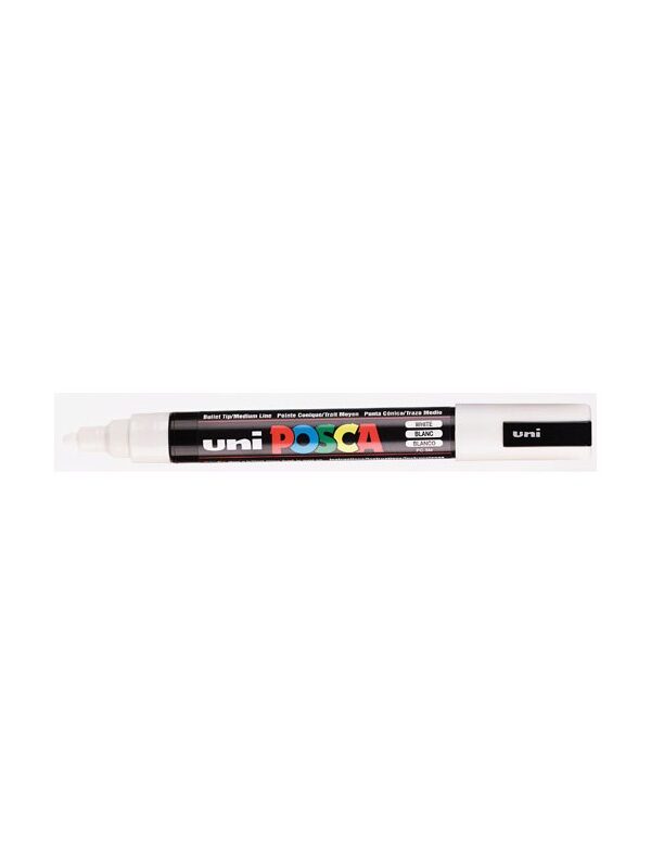 Paint marker medium conical tip - white
