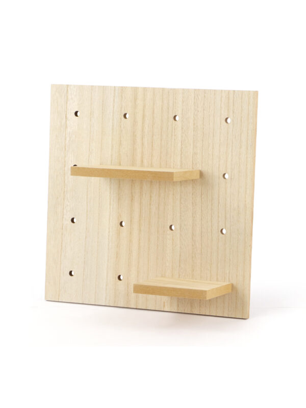 Wooden board square 305 mm x 305 mm x 100 mm