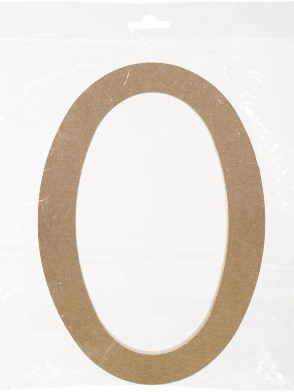 MDF letter 220 mm x 12 mm - O