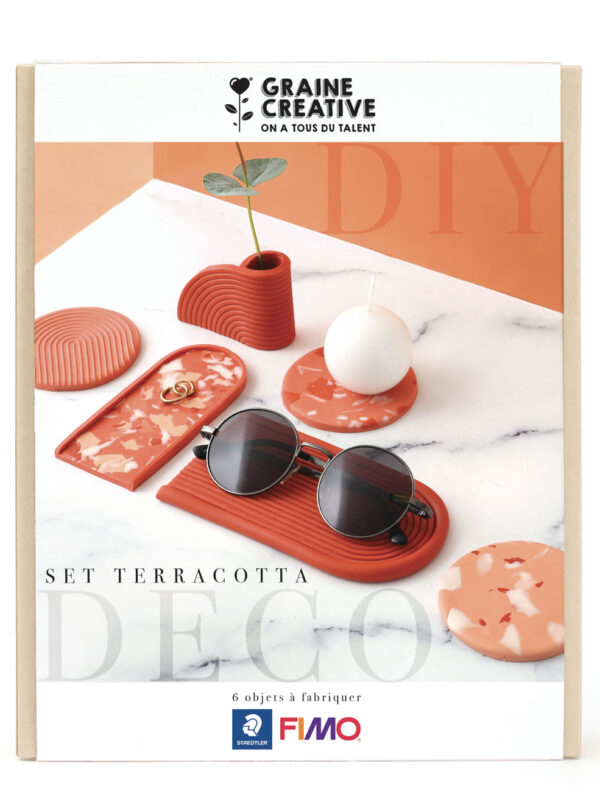 Fimo home decor kit – Terracotta