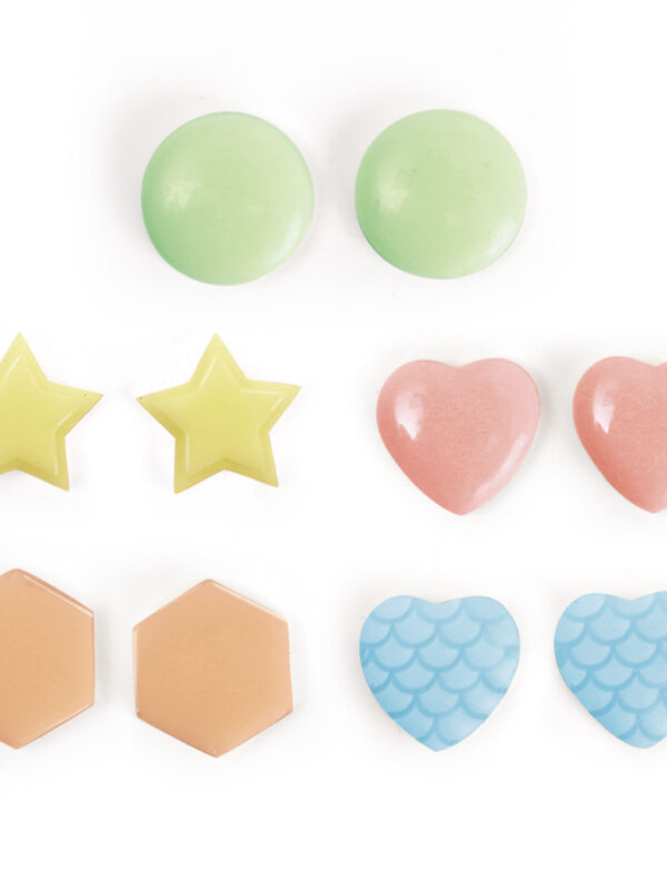 Mini silicone moulds for jewellery – Shapes (5 pcs)