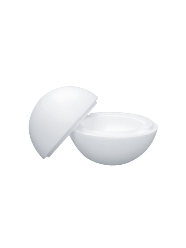 Styroporkugel 14 cm 2-teilig