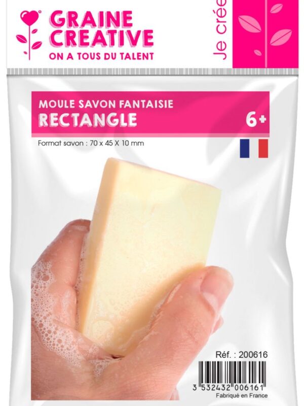 Mini thermoformed soap mould – Rectangle