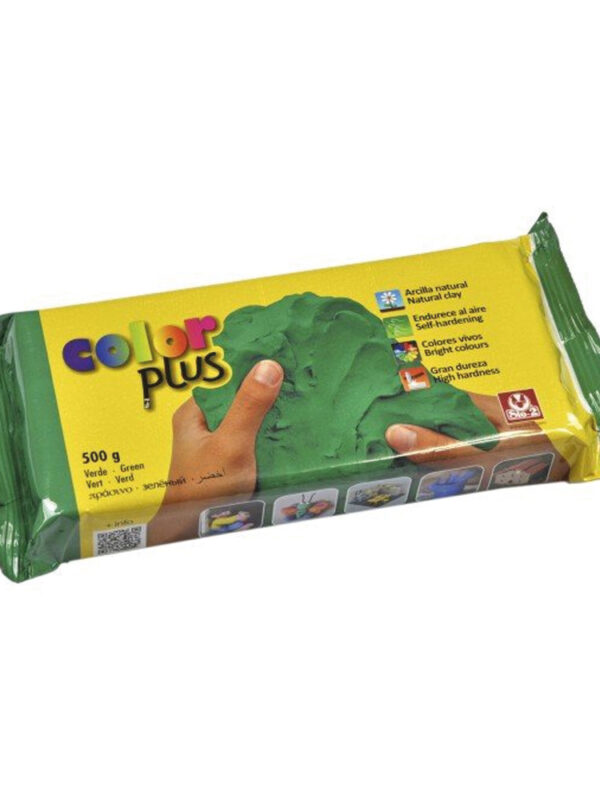 Unicraft self-hardening clay Nature ColorPlus 500g – Green